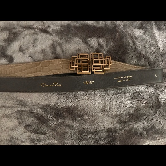 Oscar de la Renta belt
